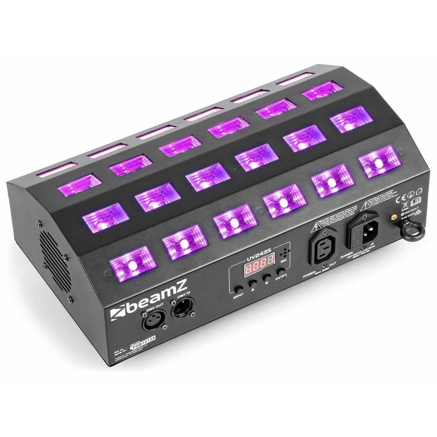 Retourdeal - BeamZ BUV463 Blacklight UV LED stroboscoop