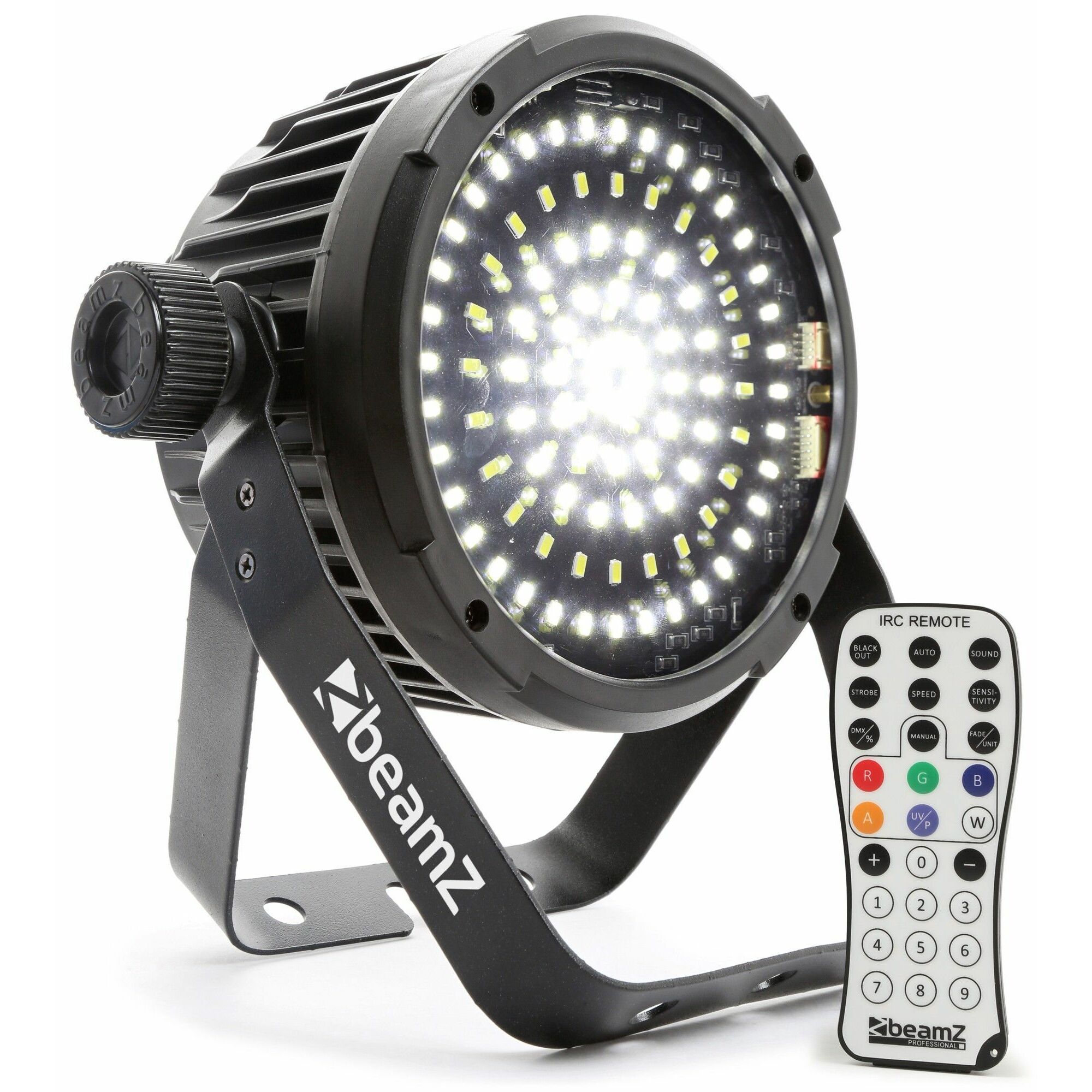 Retourdeal - BeamZ BS98 Stroboscoop met 98 felle LED&apos;s en DMX