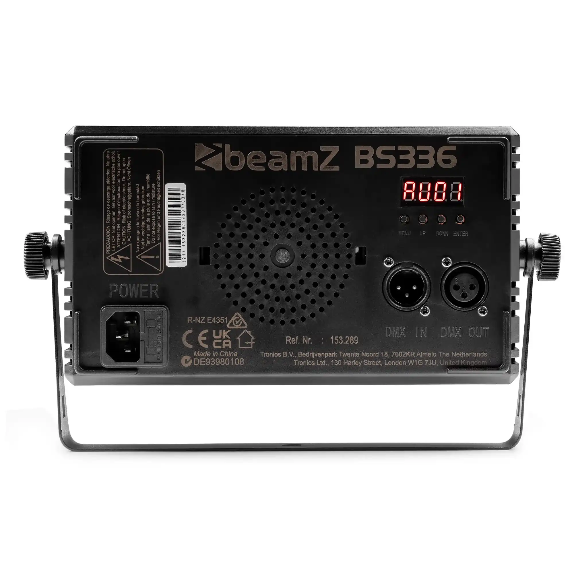 BeamZ BT430 Stroboscopio LED Professionale - 324 LED Bianco Caldo/Freddo, DMX, Telecomando Per DJ E Eventi - Foto 8
