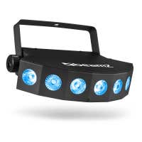 BeamZ Fingers7 multicolor LED discolamp met 7 krachtige LED's - DMX - Afstandsbediening