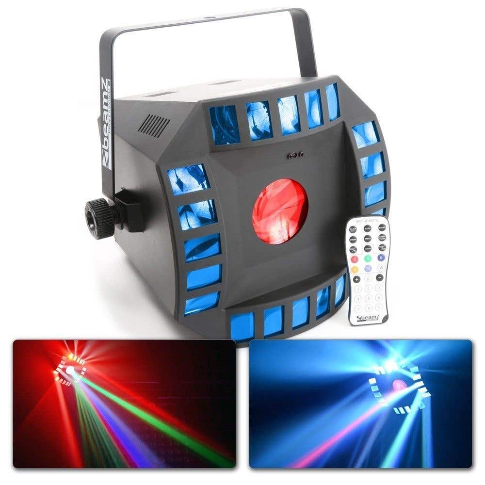 BeamZ Cub4 II LED Quad Derby met Moonflower