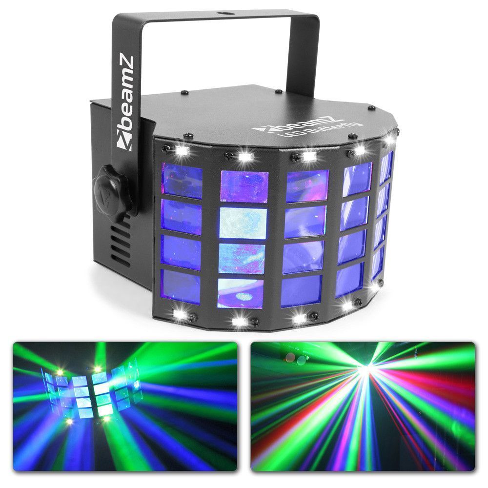 BeamZ LED Butterfly met LED stroboscoop 2-in-1 lichteffect
