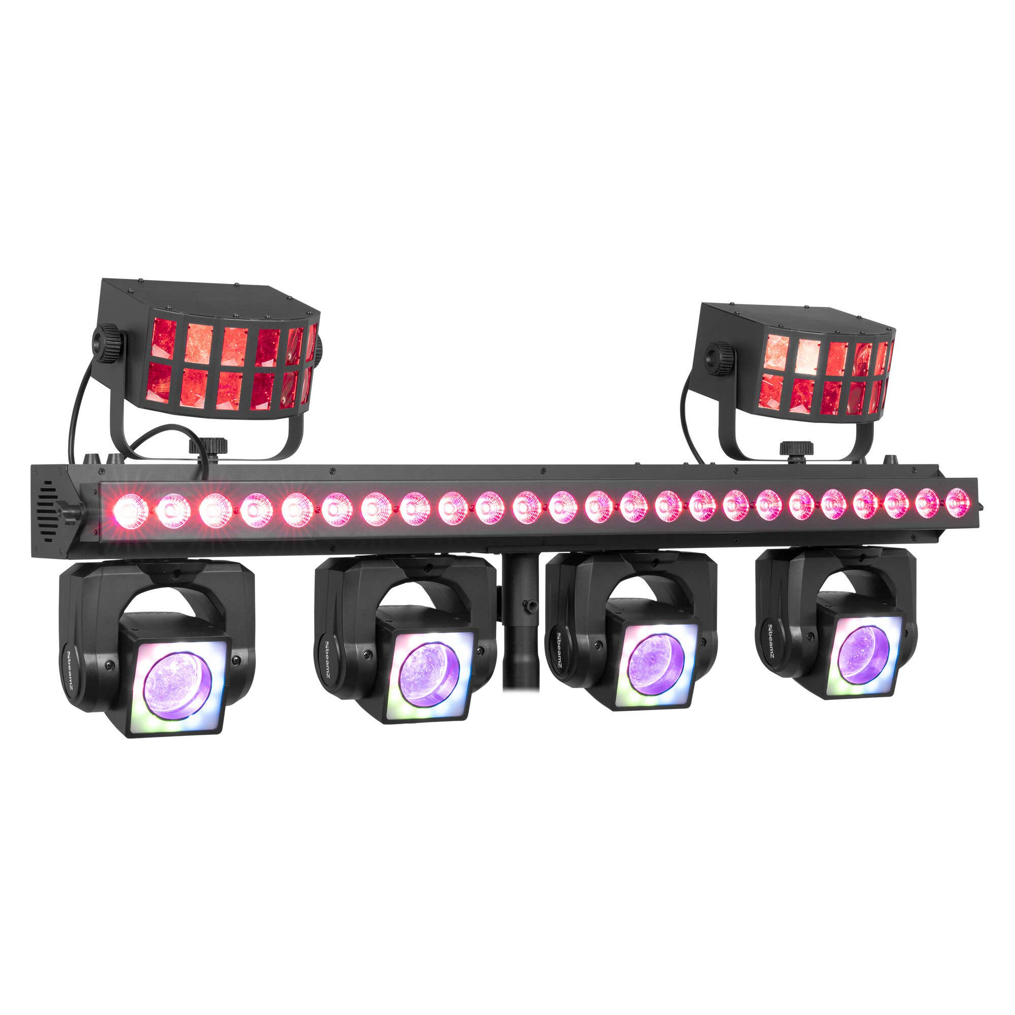 Retourdeal - BeamZ ShowBar GO Ultra - Moving head bar met 4 moving