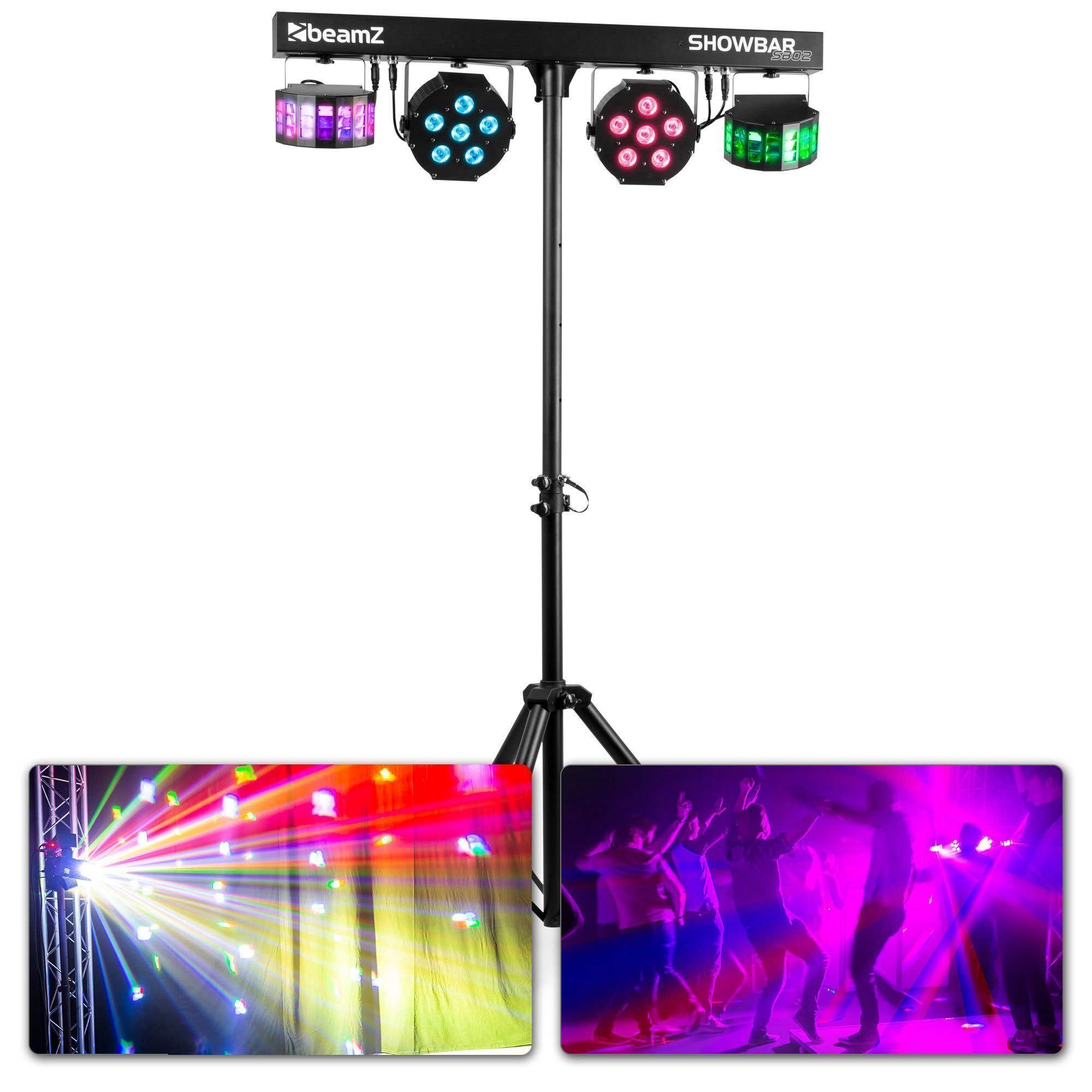 BeamZ Retourdeal -  SB02 ShowBar lichteffect op accu inclusief statief