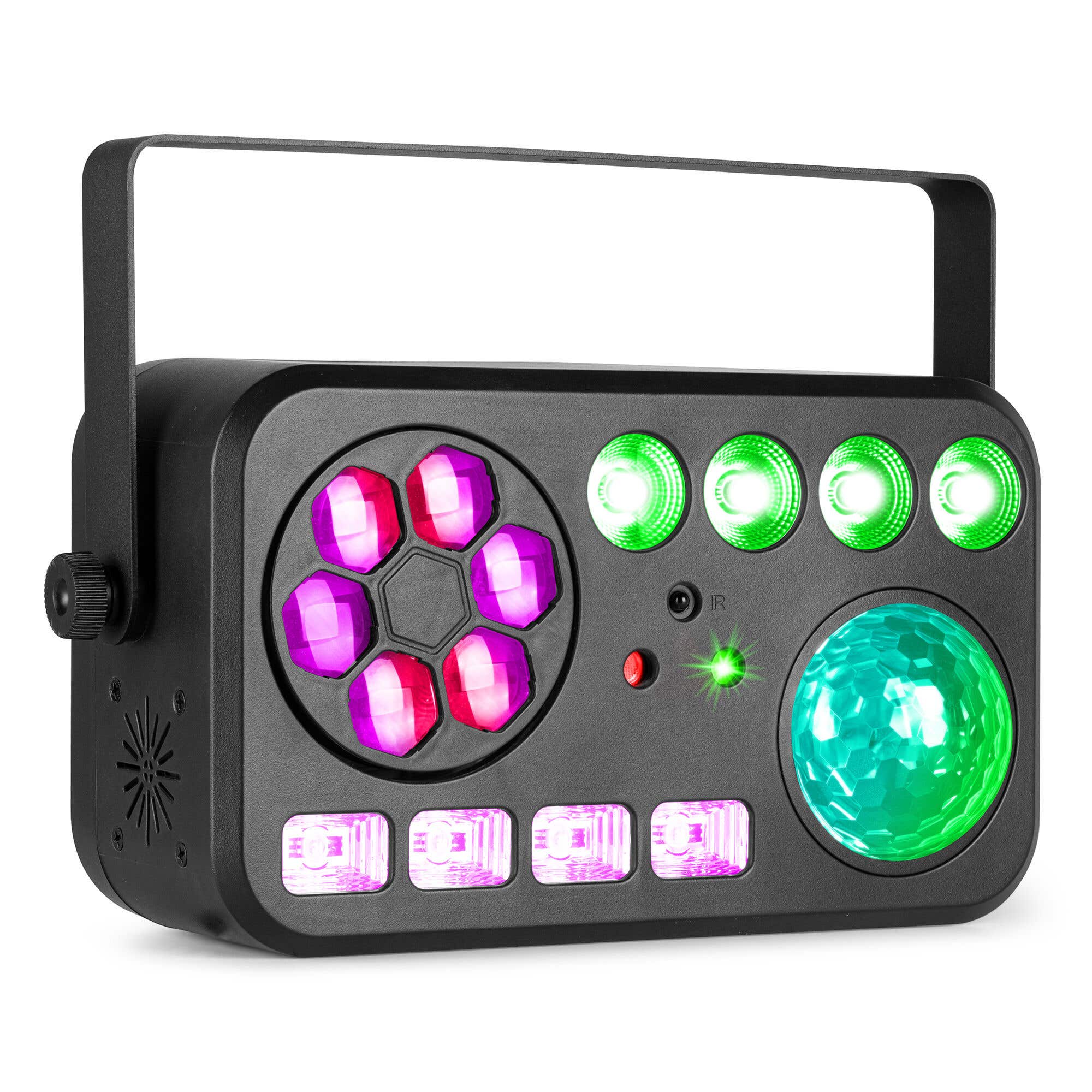 Retourdeal - BeamZ Shimmer2 lichteffect - Bee Eye en Water Wave effect - Discolamp - Voor DJ’s en feestjes - RGBW