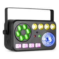 BeamZ Shimmer4 lichteffect - Jelly Ball en Bee Eye effect - Discolamp - Voor DJ’s en feestjes - RGBW