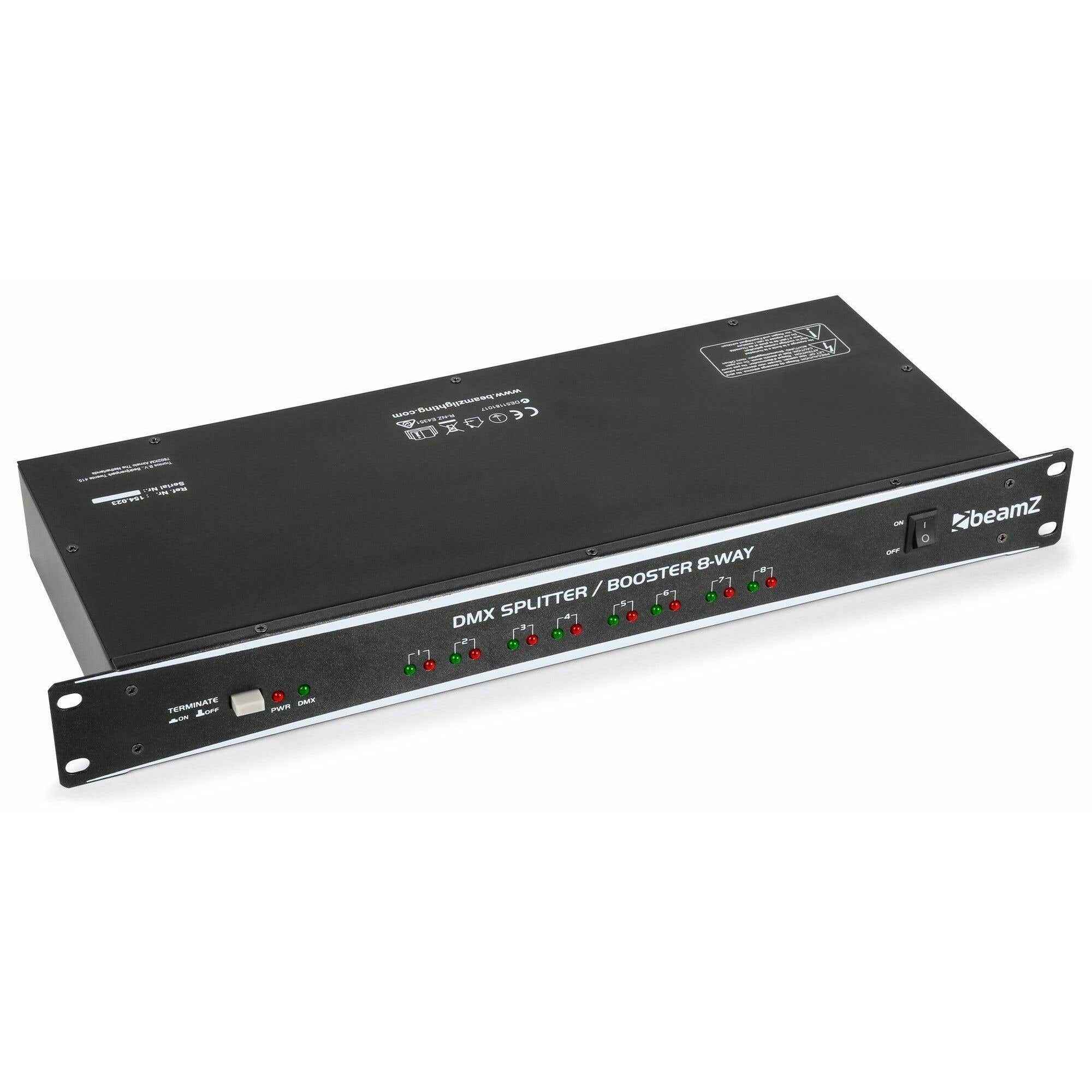 Beamz Dmx Splitter Booster 8 Weg beamz kopen in de aanbieding Beamz Dmx Splitter Booster 8 Weg beamz kopen in de aanbieding
