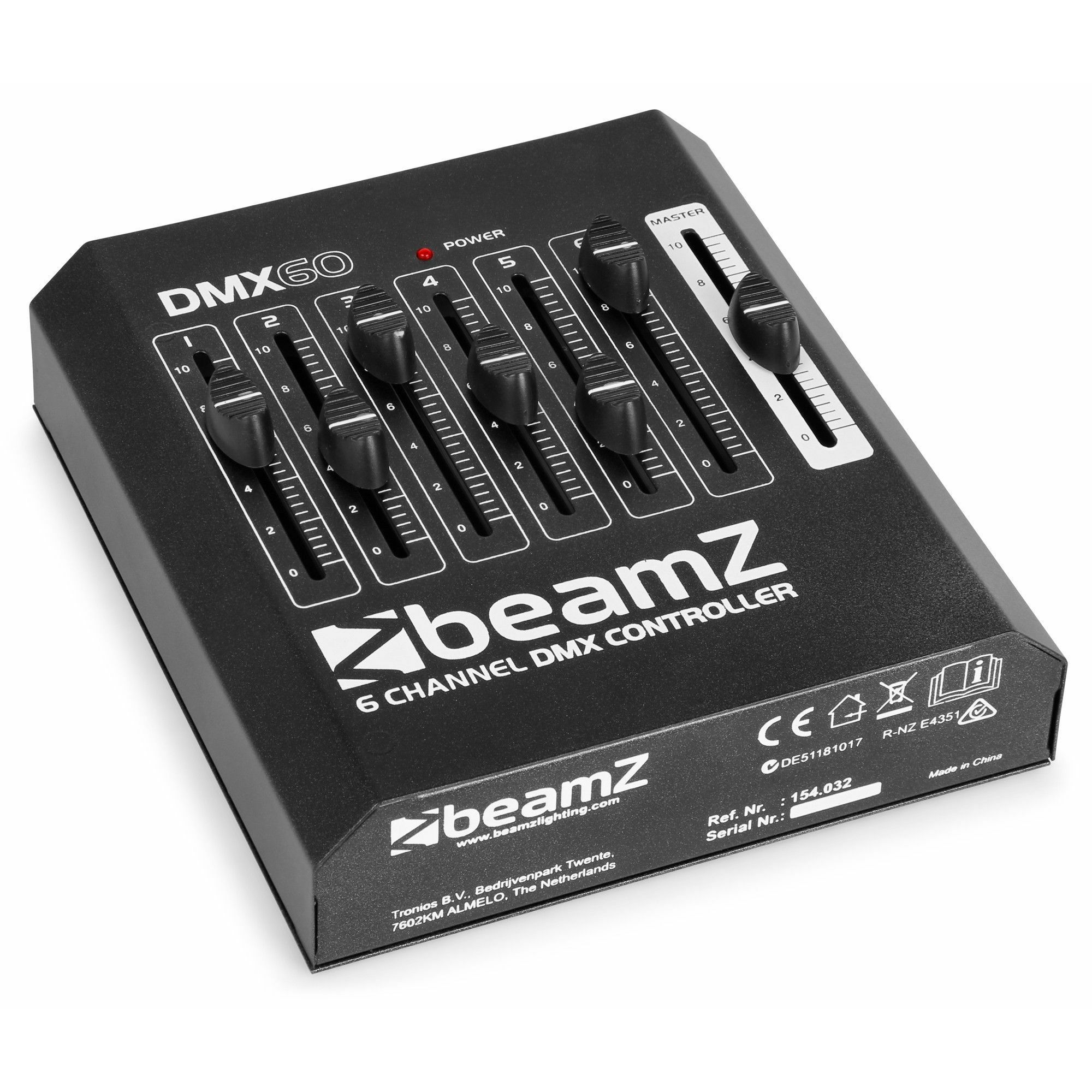 BeamZ DMX60 6-kanaals DMX controller