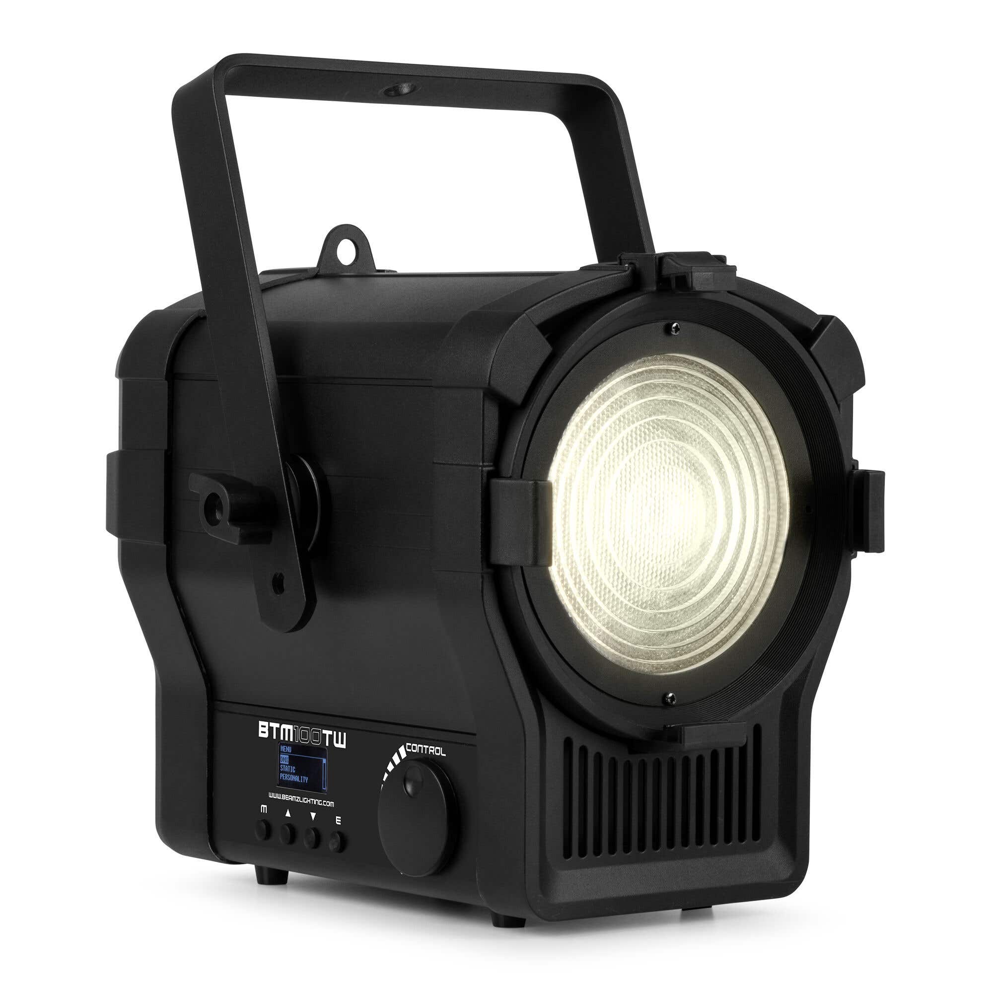 Retourdeal - BeamZ Professional BTM100TW fresnel met gemotoriseerde zoom - 2700K - 6500K CW/WW LED - 100W