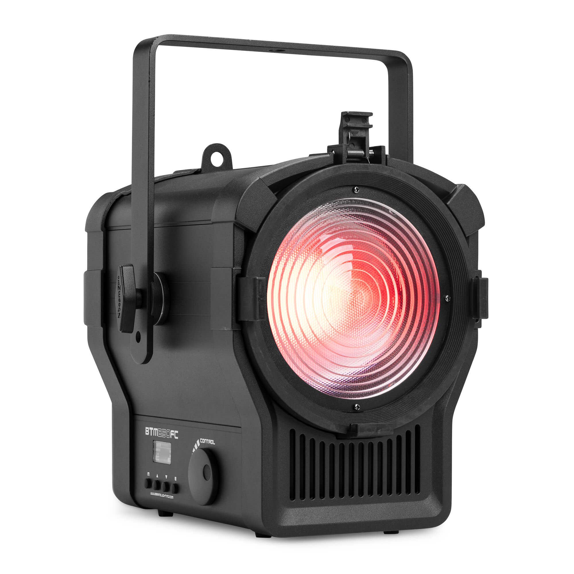 Retourdeal - BeamZ Professional BTM250FC fresnel met RGBALC LED - Gemotoriseerde zoom - 2600K-10000K - 250W
