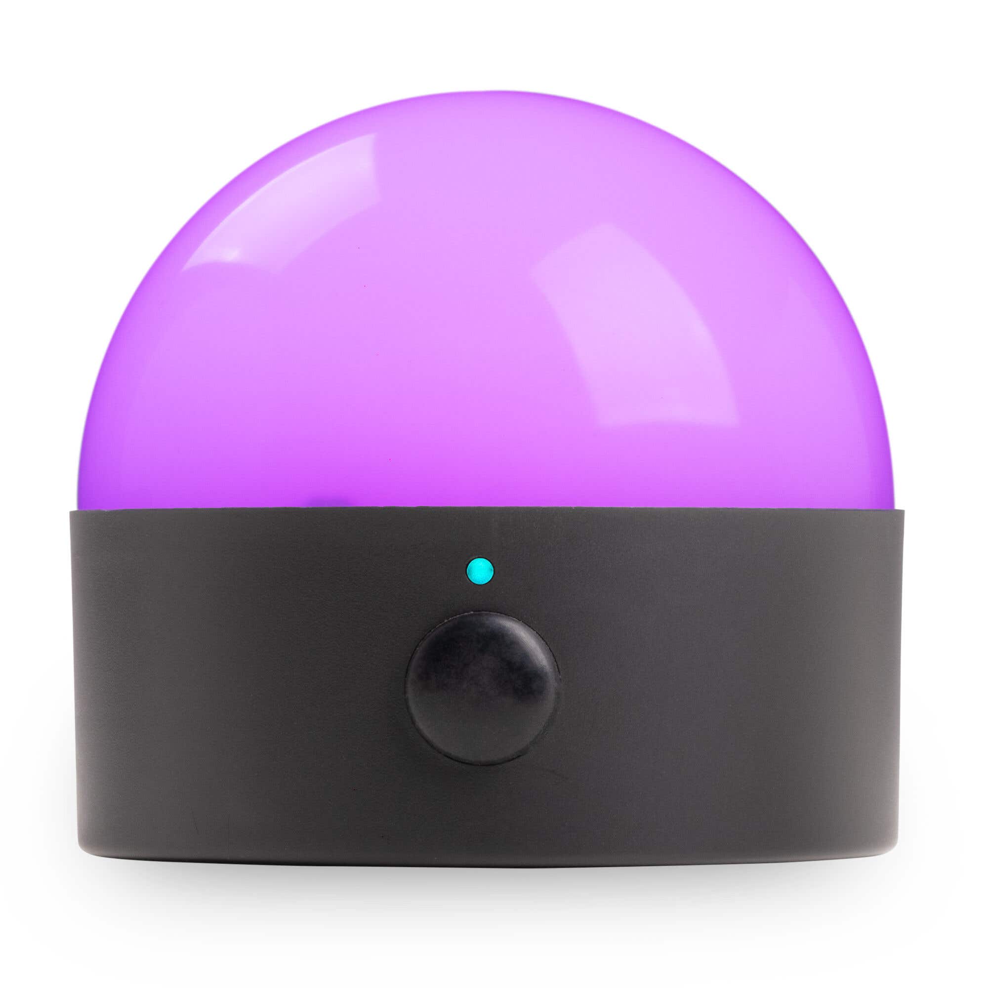 Retourdeal - BeamZ BTL32 Oplaadbare tafellamp - Bollamp met RGBW LED - Magnetisch oppervlak - Draadloze DMX