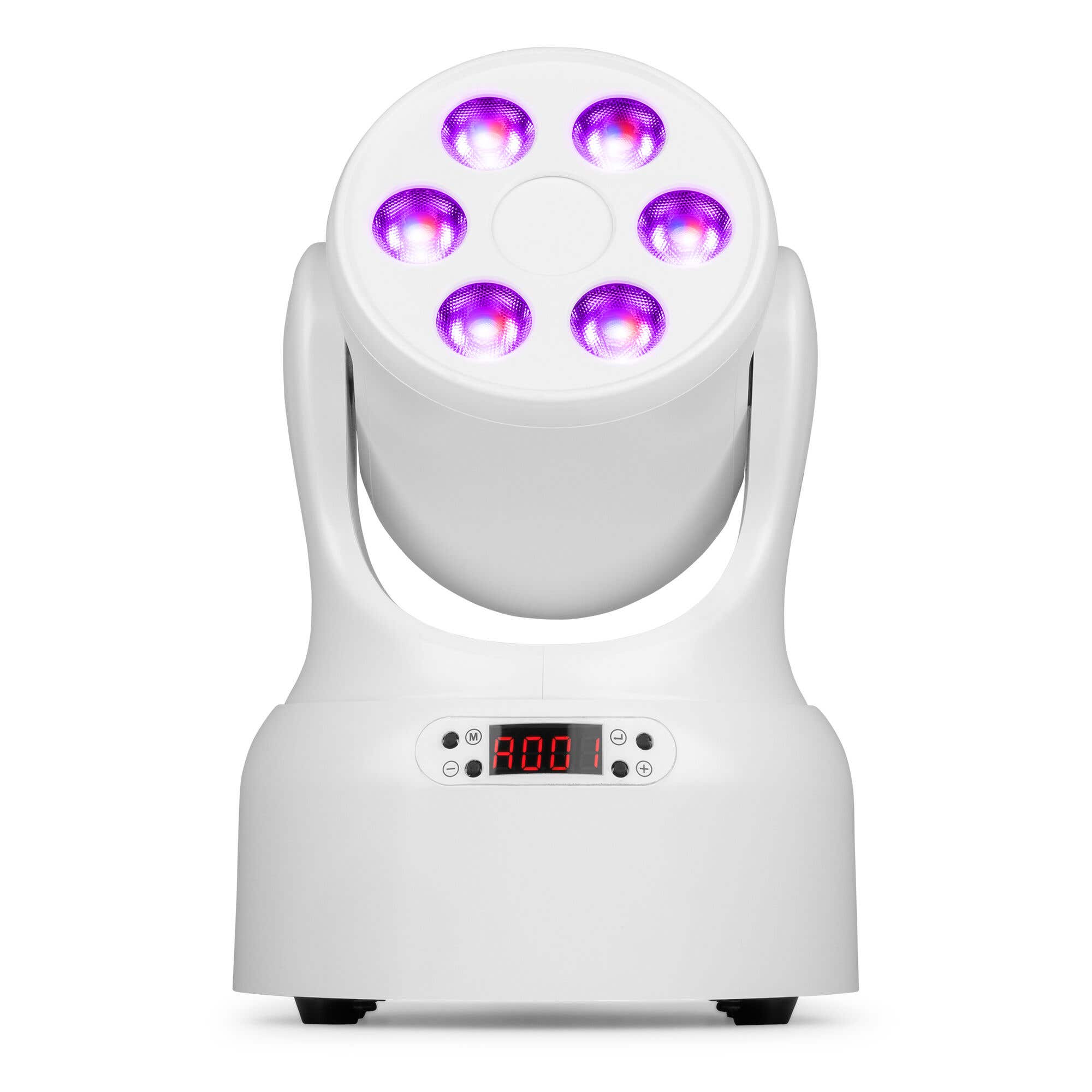 BeamZ NOVA68-WH wash moving head - Compacte moving head met 6x 8W RGBW LED’s - Wit
