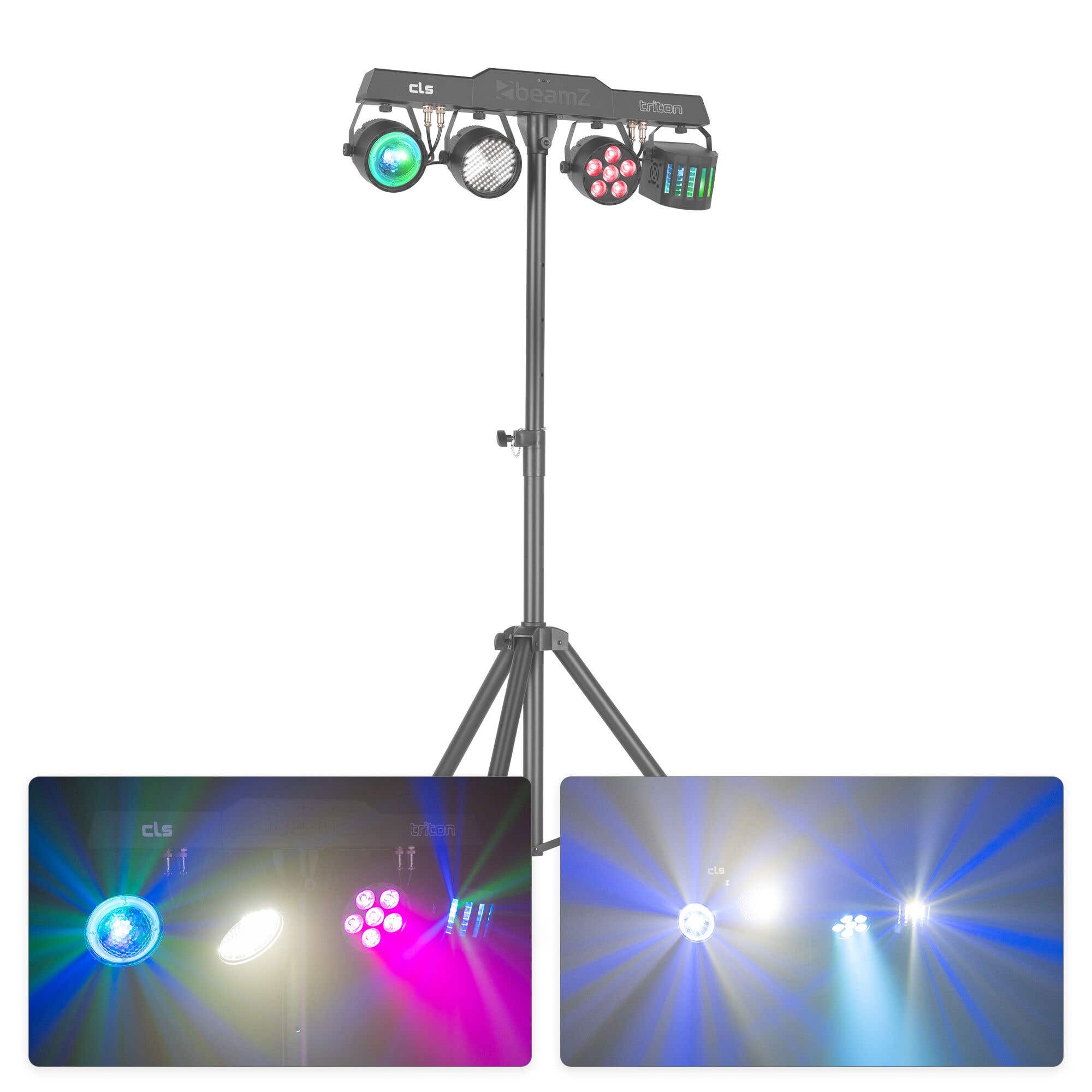 BeamZ CLS Triton Party Bar - Alles-in-een partyset met 4 verschillende