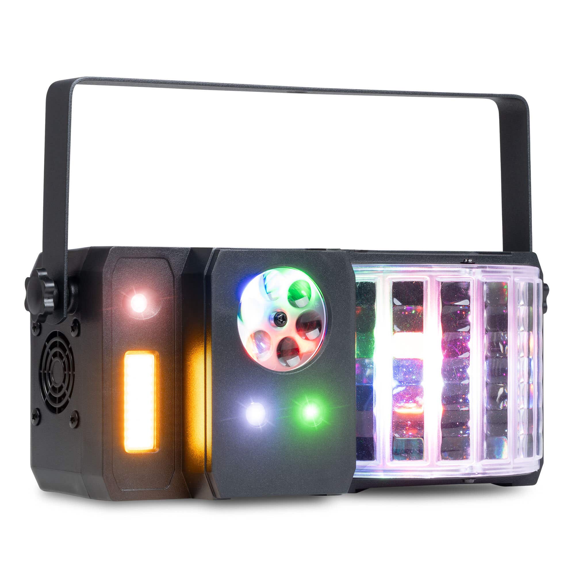 Fuzzix Stellar1 LED partylight - Discolamp - Multi DJ effect - Met RGBW LED’s, gobo’s en stroboscoop