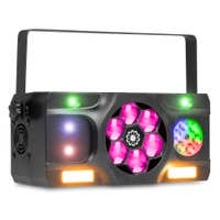 Fuzzix Stellar2 LED partylight - Discolamp - Multi DJ effect - Met RGBW LED’s, gobo’s en stroboscoop