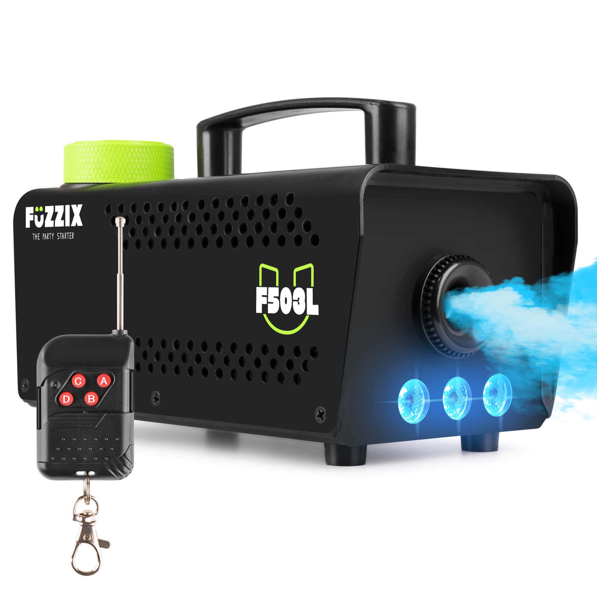 Retourdeal - Fuzzix F503L Party Rookmachine 500 Watt met 3 RGB LEDs en