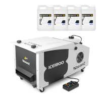 BeamZ ICE1800 rookmachine laaghangende rook met 20 liter rookvloeistof