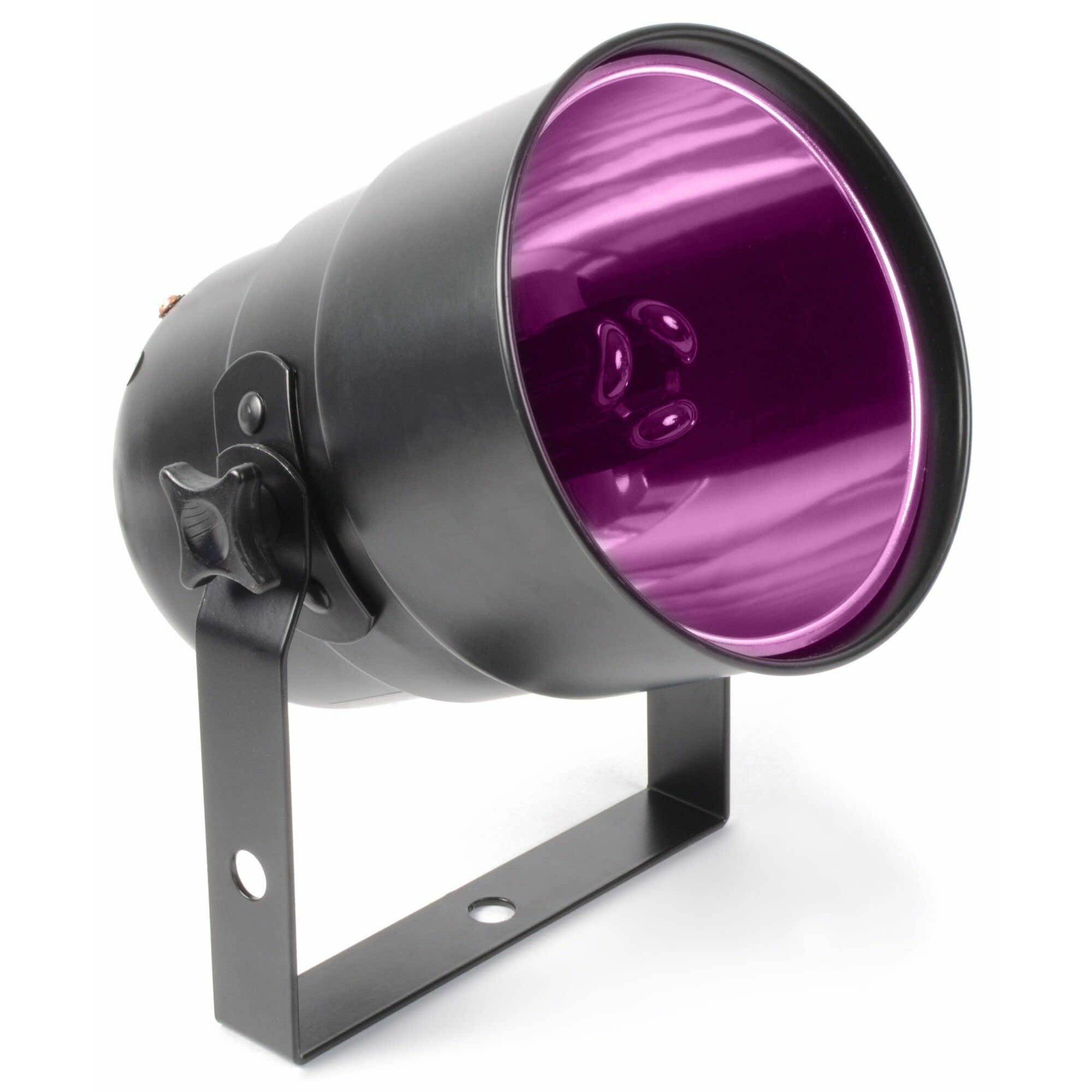 BeamZ PAR38 Can met reflector met 25W Blacklight UV Spaarlamp