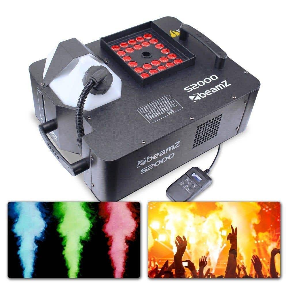 Beamz S2000 2000W Rookmachine Met Led beamz kopen in de aanbieding Beamz S2000 2000W Rookmachine Met Led beamz kopen in de aanbieding
