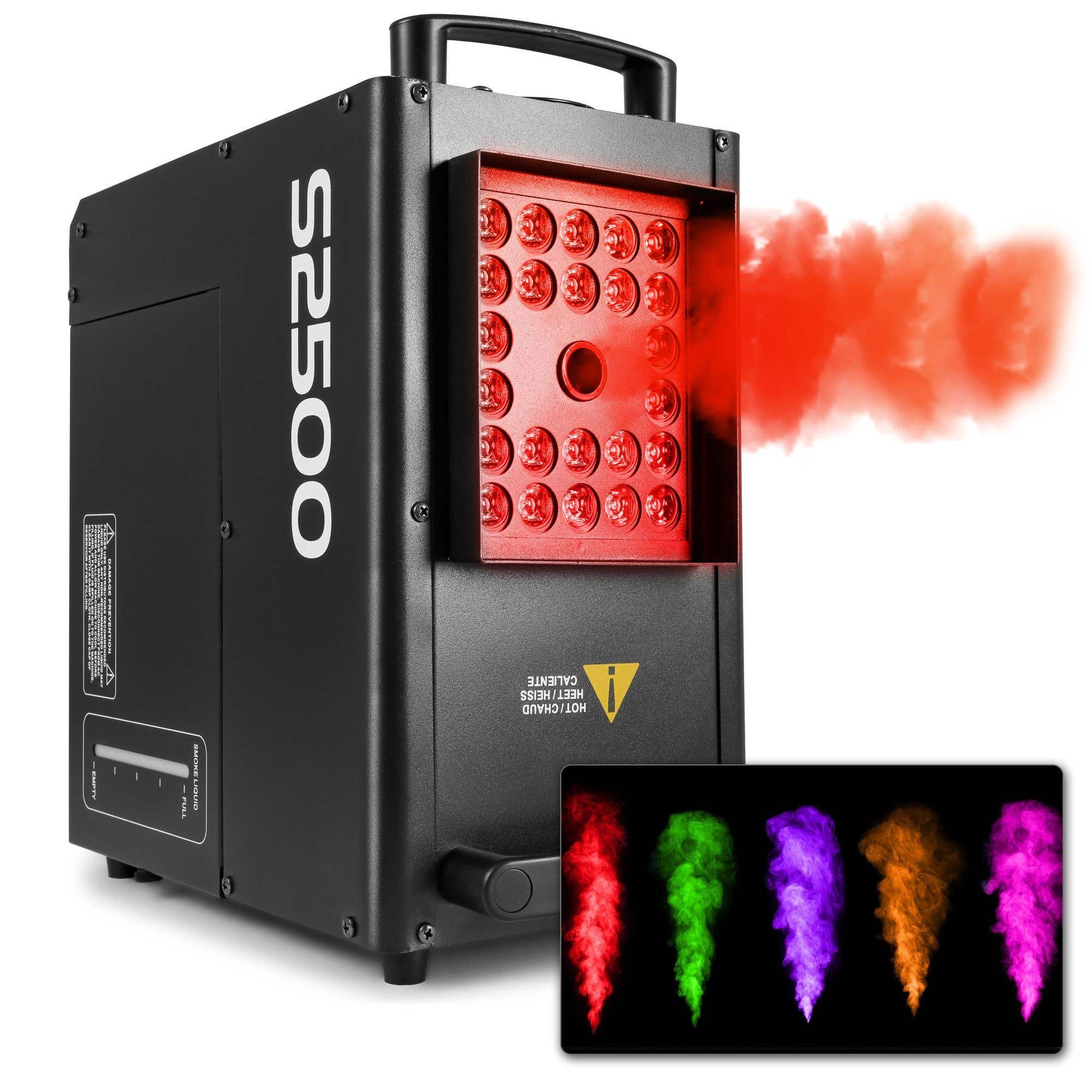 BeamZ S2500 verticale / horizontale rookmachine met licht - 2500W