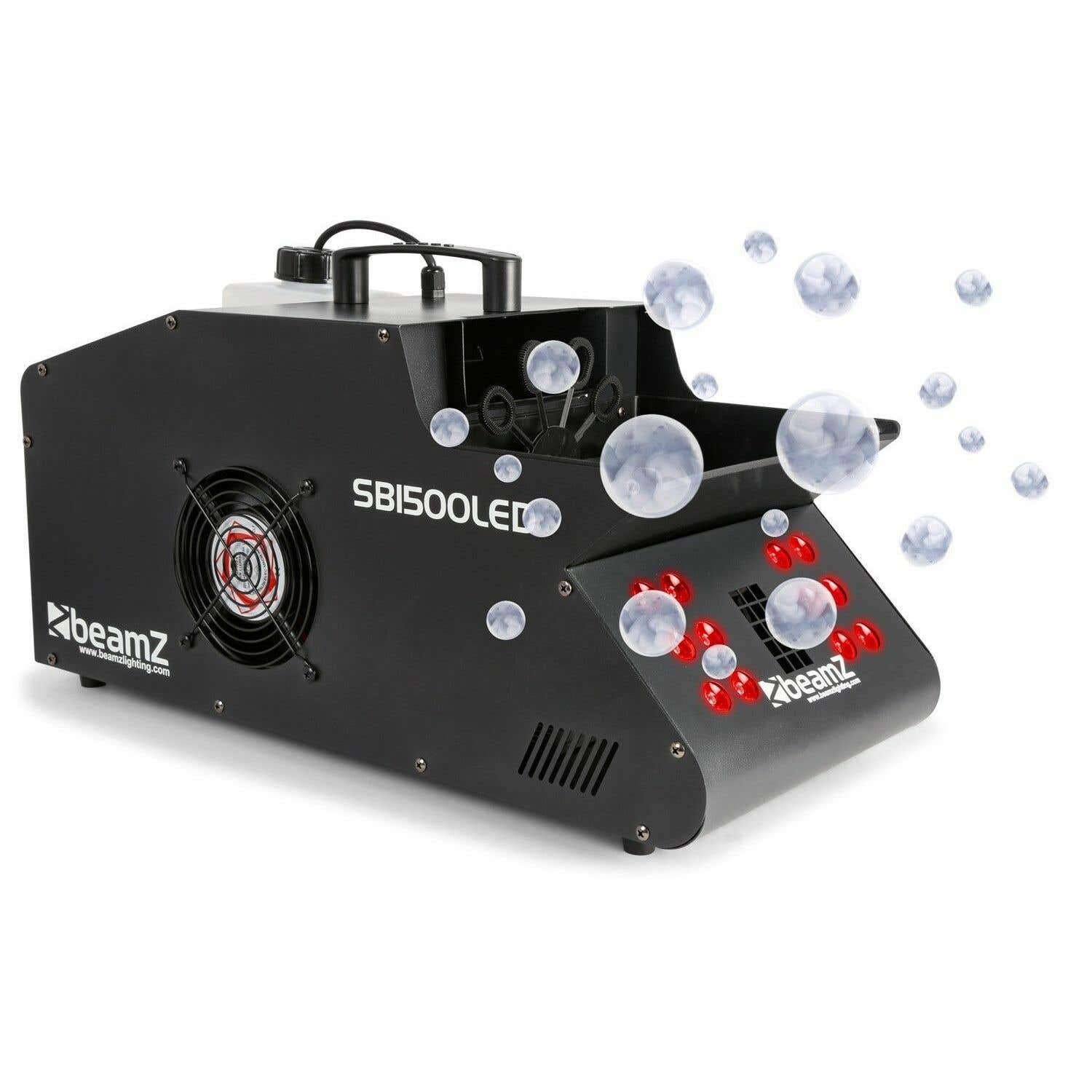 Retourdeal - BeamZ SB1500LED Rook- en Bellenblaasmachine met LED&apos;s