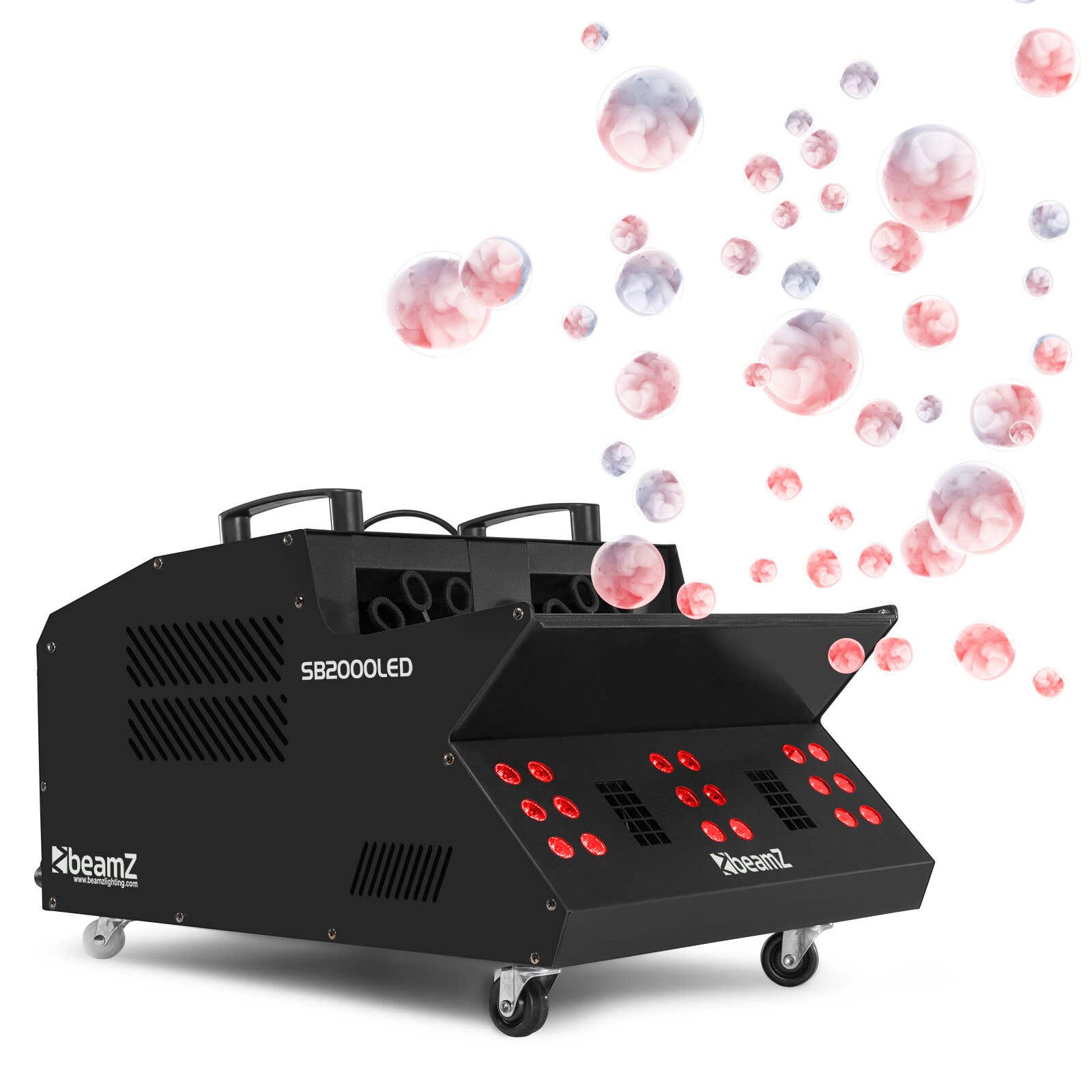 BeamZ SB2000LED Rook- en Bellenblaasmachine met LED's