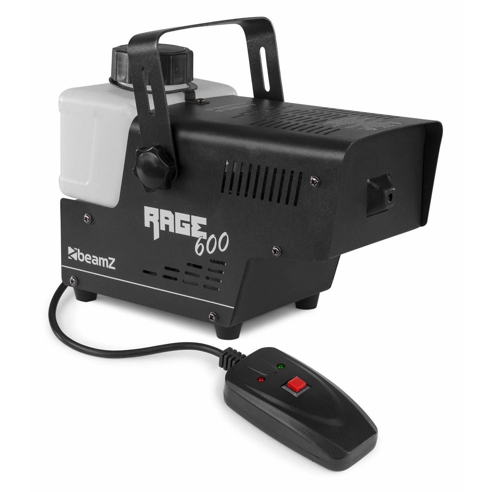 Retourdeal - BeamZ RAGE600I rookmachine 600W met bedrade
