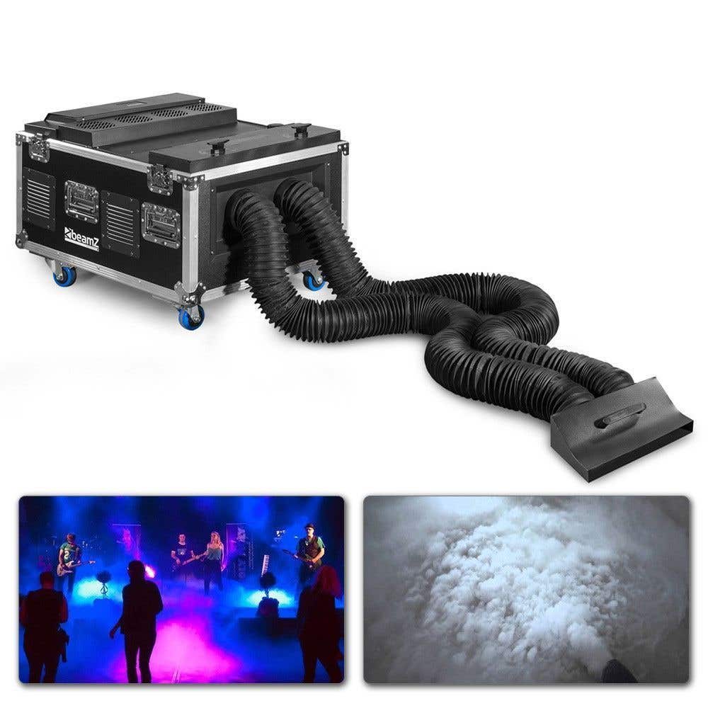 BeamZ LF6000 low fog rookmachine met dubbele output voor laaghangende