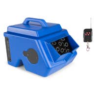 Retourdeal - BeamZ B1500 Bellenblaasmachine met dubbele wielen - grote 2 liter tank