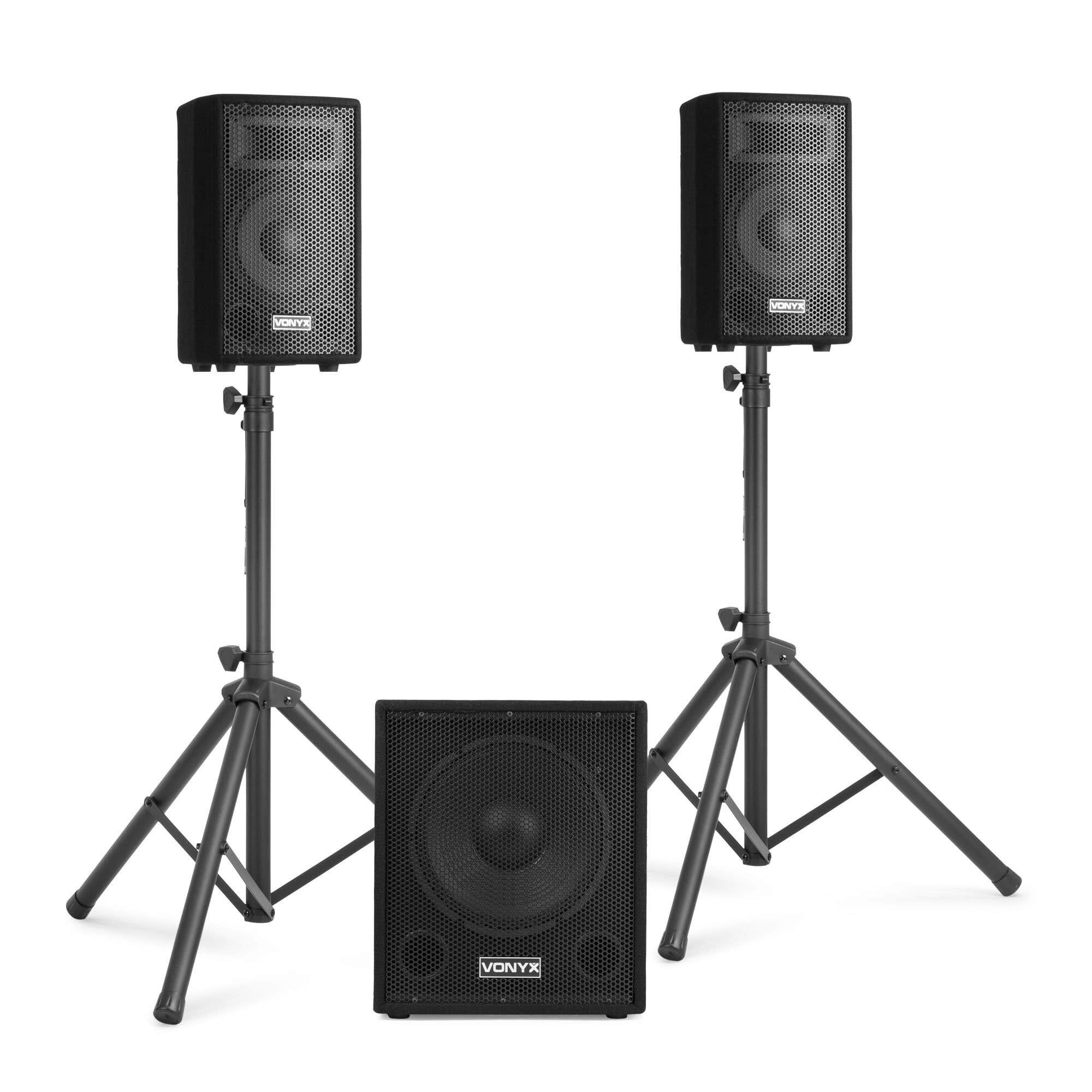 Retourdeal - Vonyx VX0812BT complete geluidsinstallatie met Bluetooth