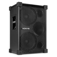 Vonyx VSB210 SoundSystem 2 x 10” mobiele geluidsinstallatie op accu met Bluetooth - 1200W