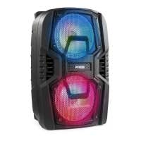 Retourdeal - Fenton FT208LED party speaker en karaoke set met Bluetooth - 500W