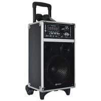 SkyTec ST080 Mobiele geluidsinstallatie met MP3 speler en Draadloze Microfoon