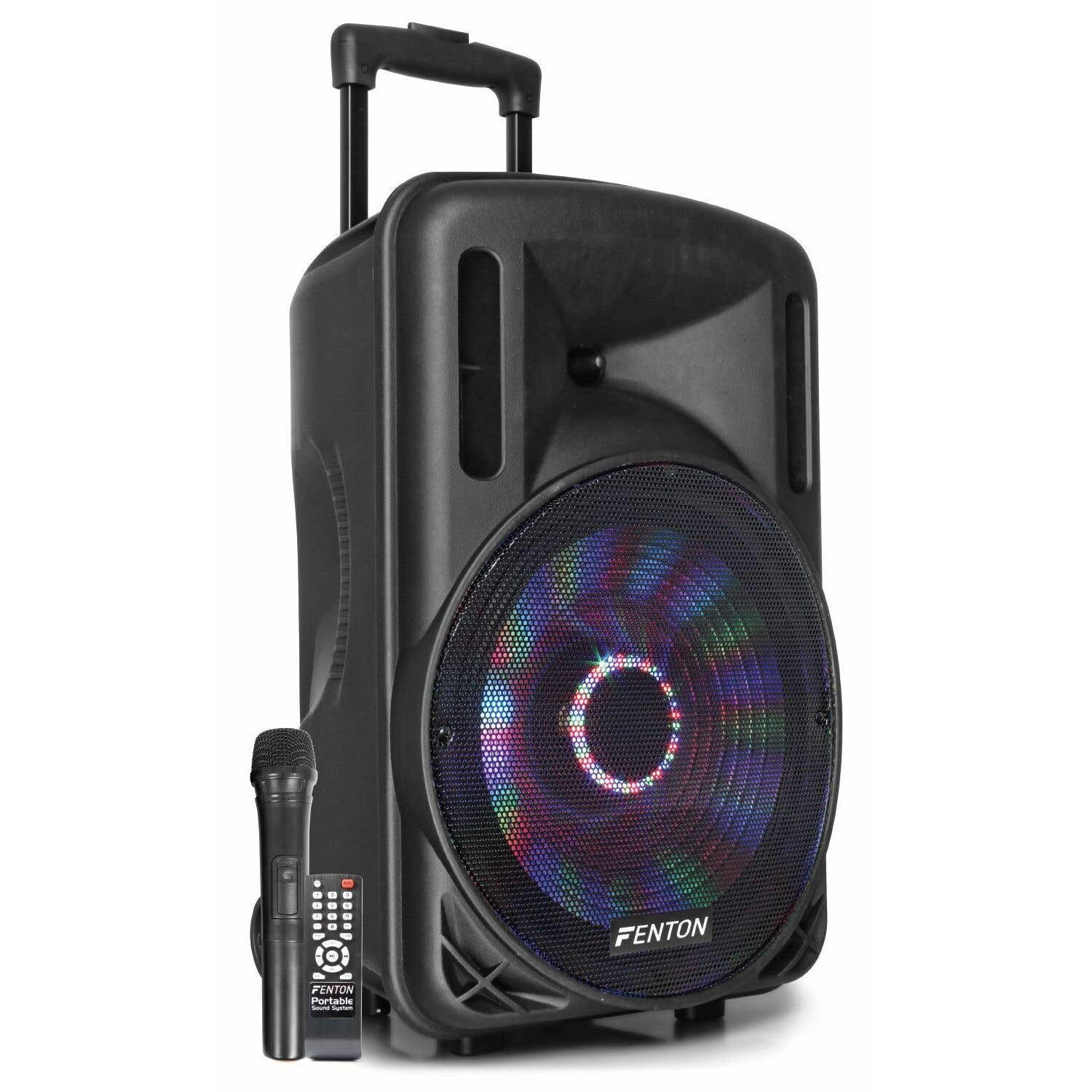 Dagaanbieding - Fenton FT12LED karaoke speaker 700W 12