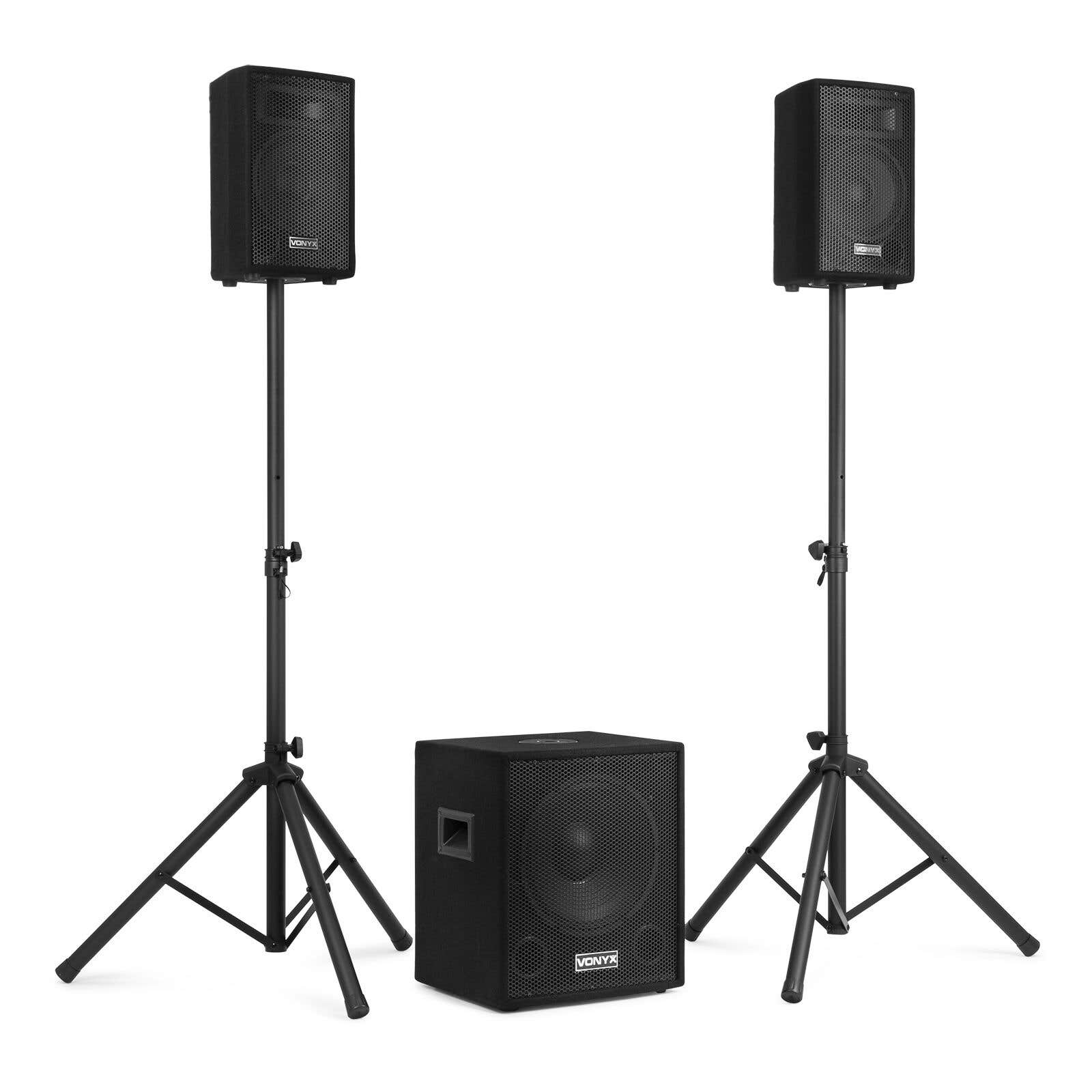 Vonyx complete DJ set met speakers, partybar en DJ booth kopen?