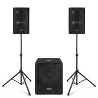 Retourdeal - Vonyx VX1015BT complete geluidsinstallatie met Bluetooth - 2.1 active speakerset - 1000W