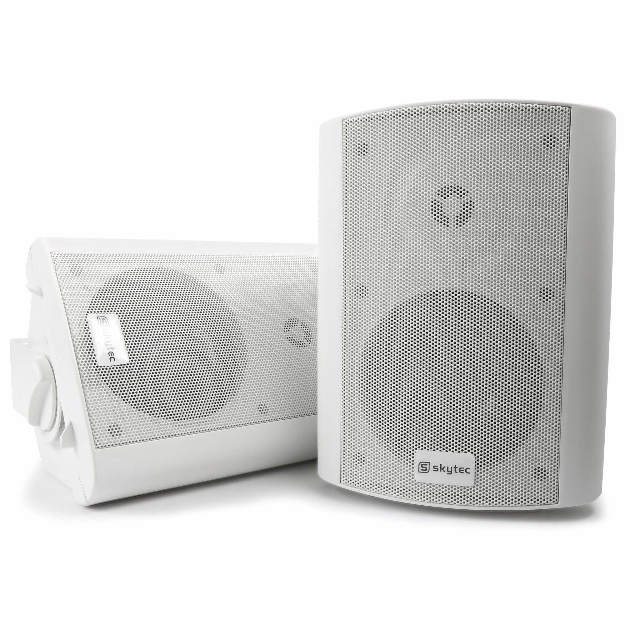 SkyTec wit Actieve 2-weg Speakerset