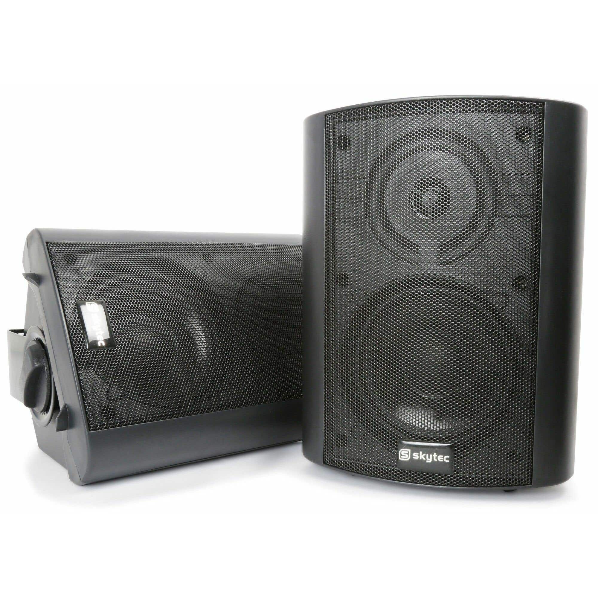 SkyTec zwart Actieve 2-weg Speakerset