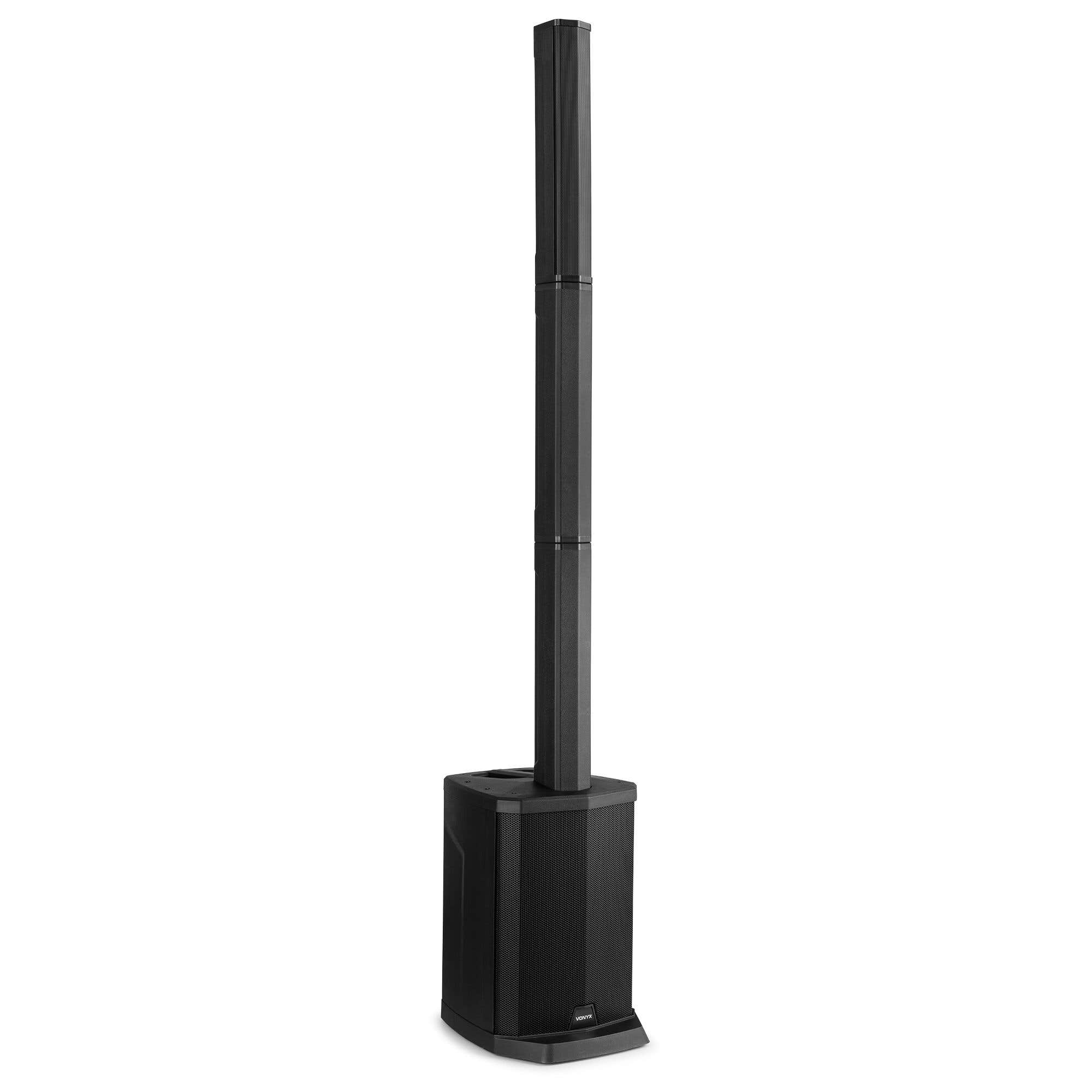 Retourdeal - Vonyx VX808B actieve kolom luidspreker - PA speaker met Bluetooth en accu - Draadloze Pairing - 320W