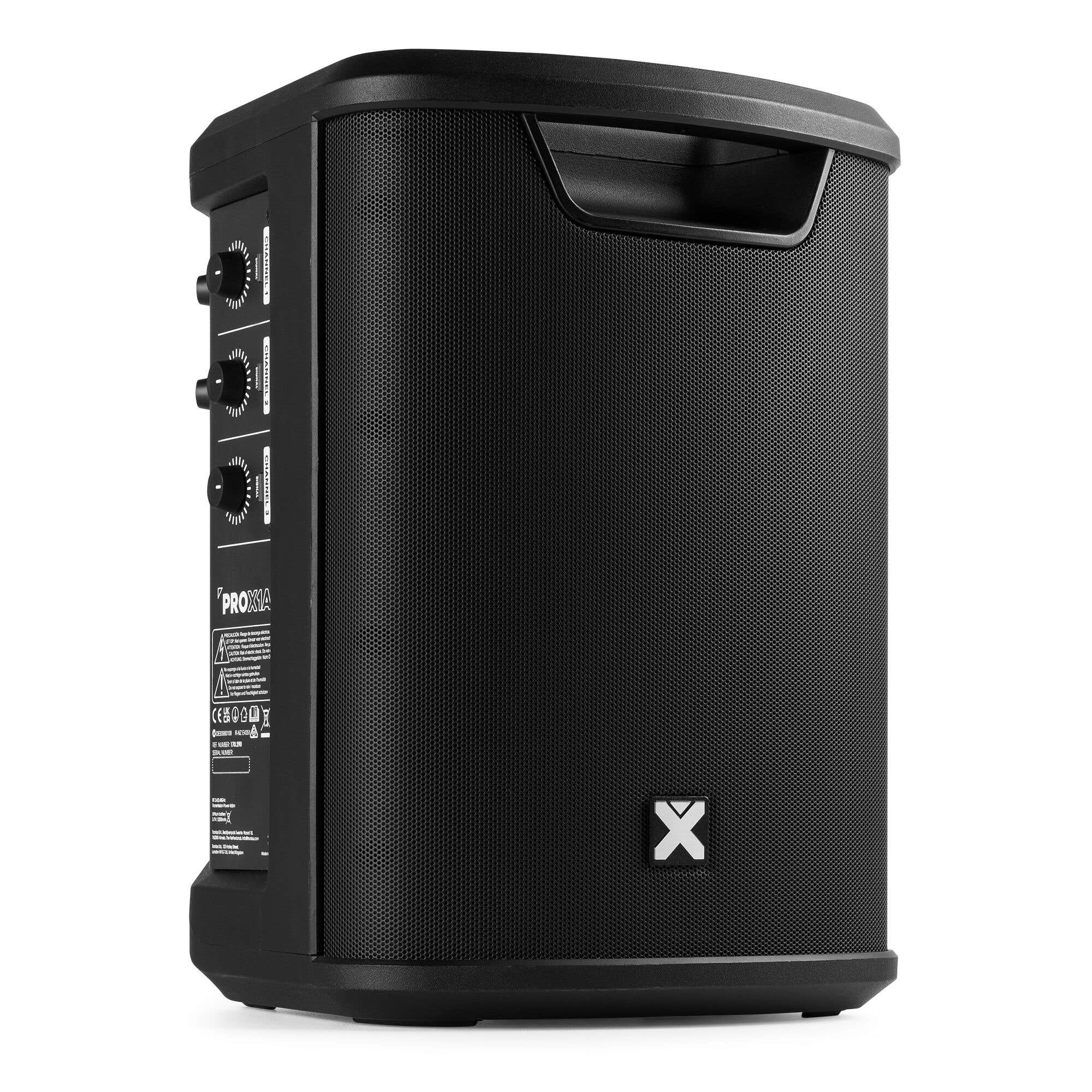 Retourdeal - Vonyx PRO X1A draadloze speaker - Bluetooth speaker - Compact PA systeem met oplaadbare accu - 250W