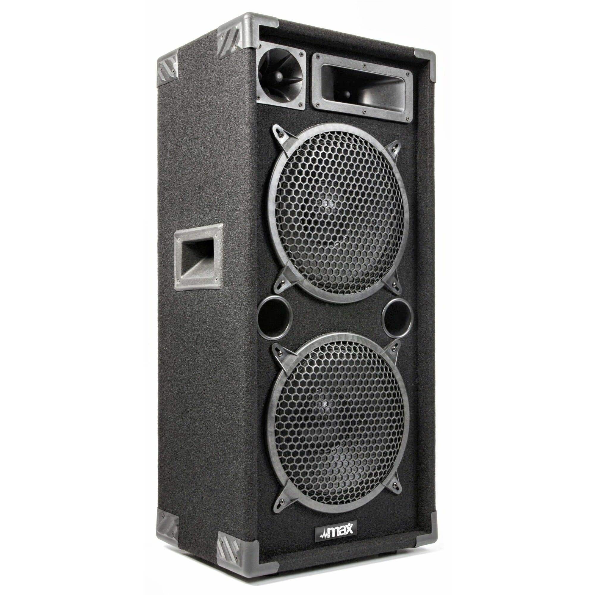 Retourdeal - MAX Disco Speaker MAX210 1000W 2x 10