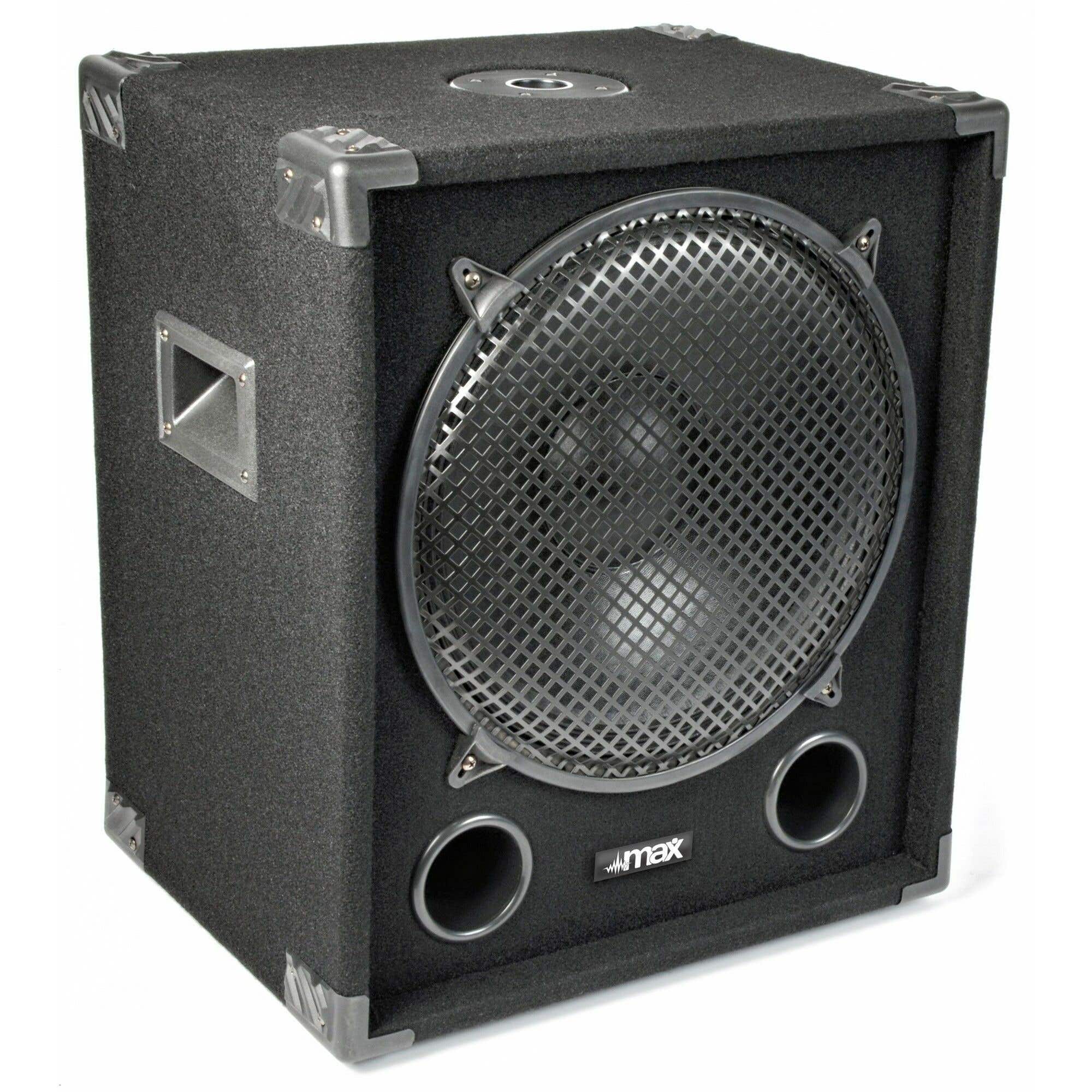 Retourdeal - MAX Disco Subwoofer MAX15SUB 1200W 15"