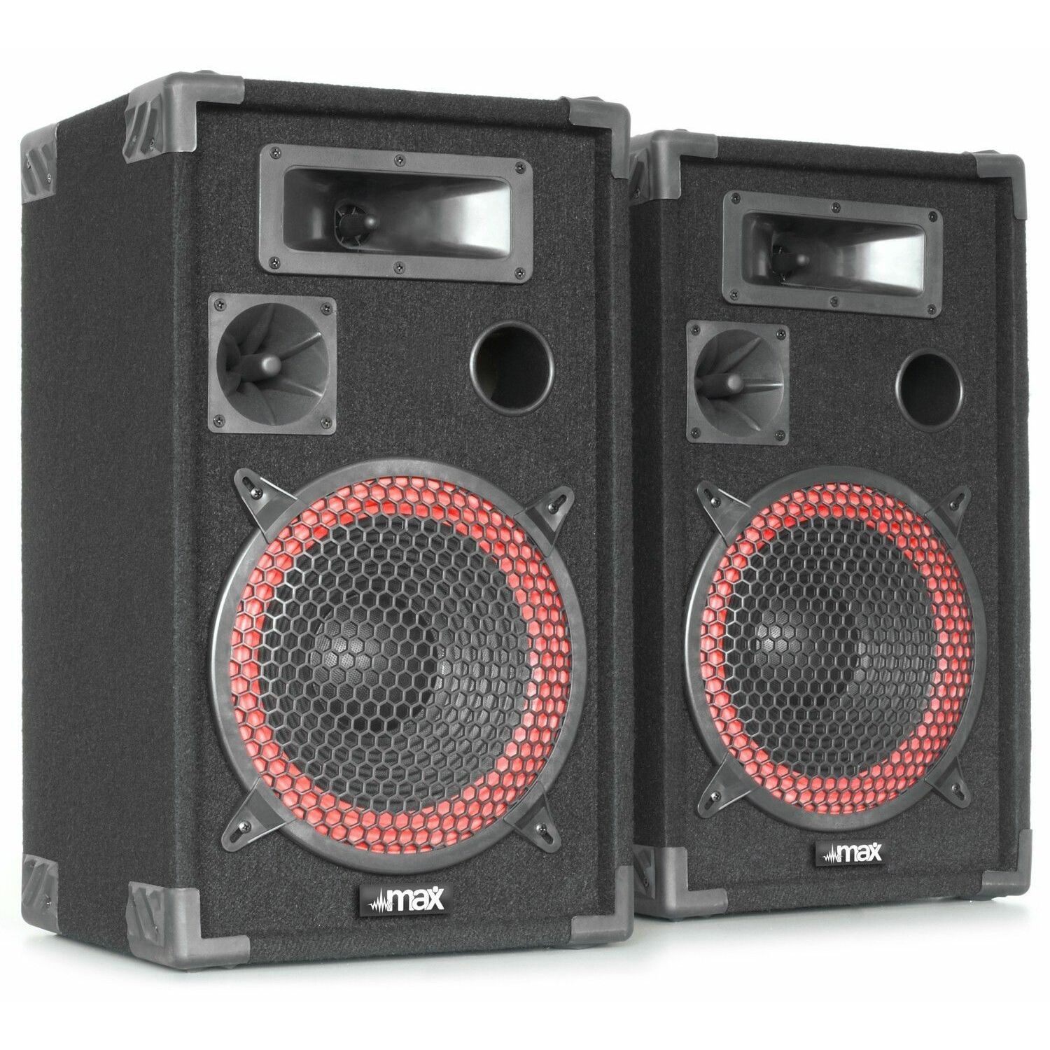 Dagaanbieding - MAX-XEN-3508-set-PA-luidspreker-boxen-8-500W dagelijkse koopjes