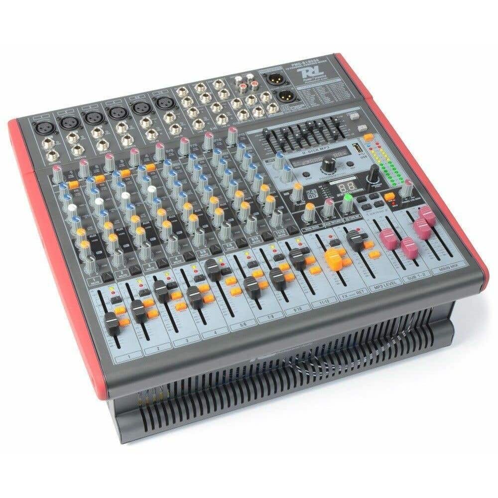 Power Dynamics PDM-S1203A Mixer met versterker 12-Kanaals
