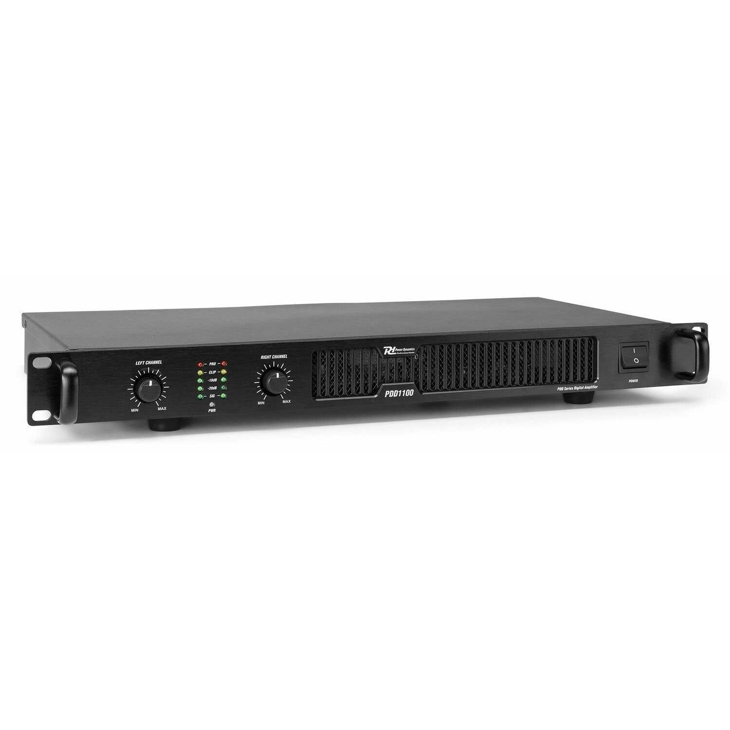 Retourdeal - Power Dynamics PDD1100 digitale versterker 2x 550W RMS