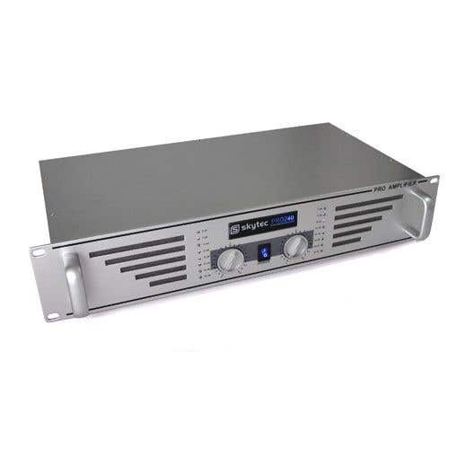 SkyTec SKY-240S Versterker 2x 240W - Zilver