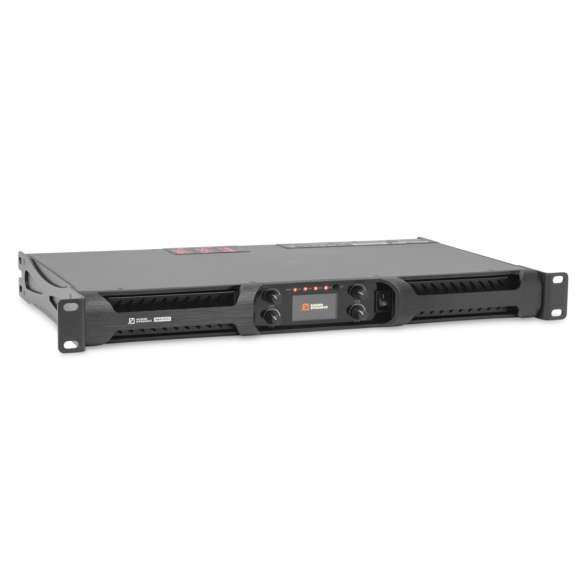 Power Dynamics PDA-X3204 professionele PA versterker - 4-kanaals - 100V - 19 inch - 4 x 800W 