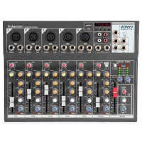 Vonyx VMM-F701 7 kanaals muziekmixer met effect en USB speler