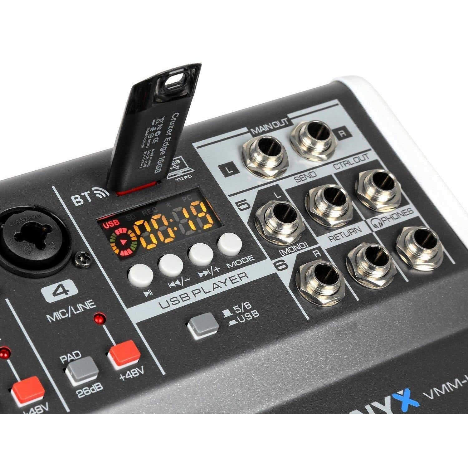 Vonyx VMM-K602 6 kanaals muziekmixer met USB kopen?