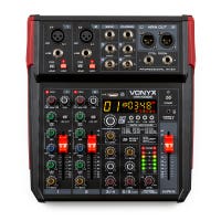 Vonyx VM-KG06 - 6-kanaals mengtafel met Bluetooth, DSP, USB audio interface, etc.